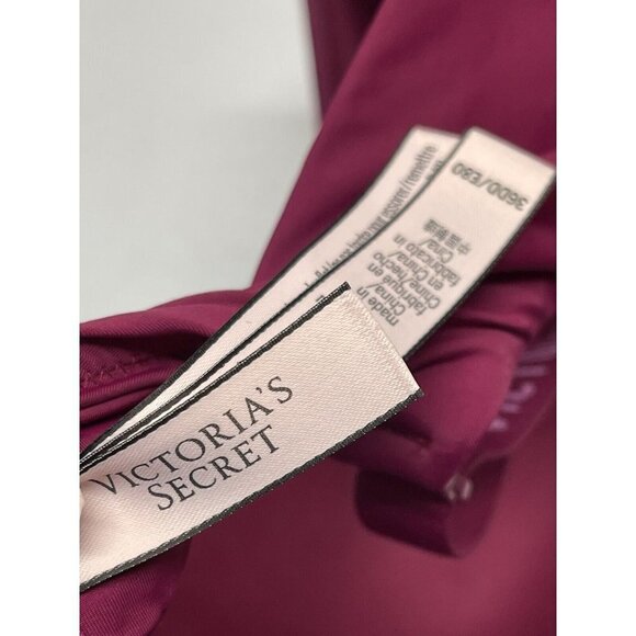 NWT Victoria Secret T Shirt Lightly Lined Wireless Bra Maroon Red Size 36DD - Picture 5 of 8